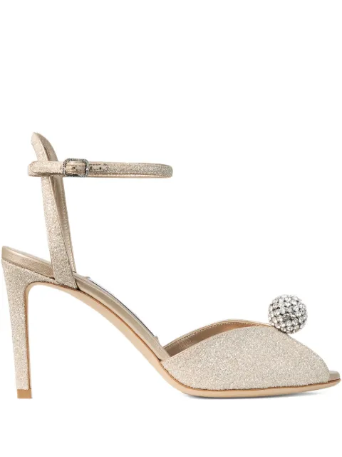 Jimmy Choo 85mm crystal embellished sandals