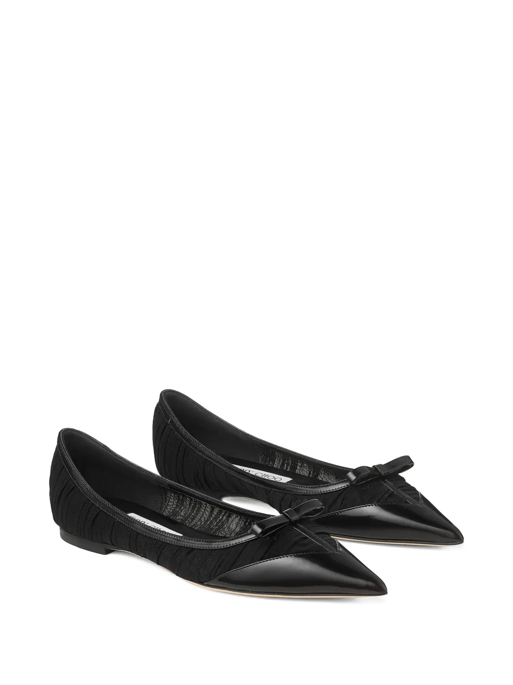 Jimmy Choo Love Mesh bow ballet flats | Image 2