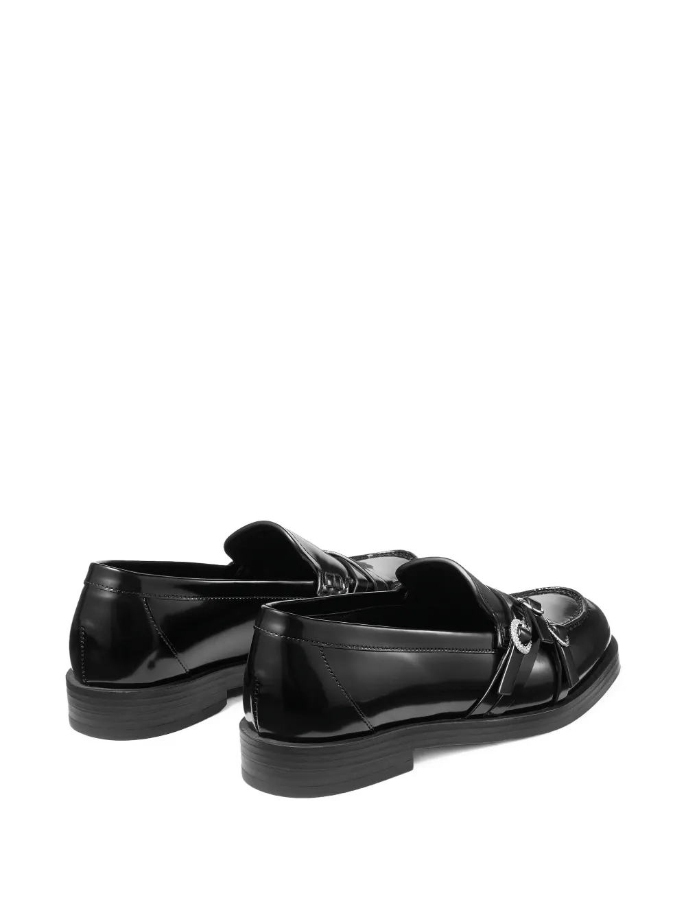 Jimmy Choo Kalia loafers met gesp Zwart
