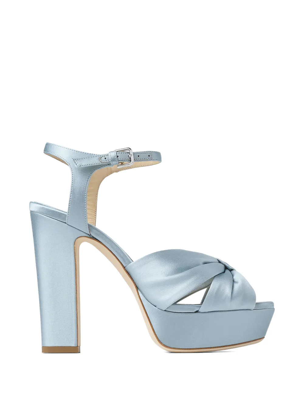 Jimmy Choo Heloise knot platform sandals - Blue