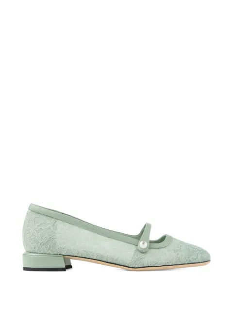 Jimmy Choo Elisa lace pearl ballet flat