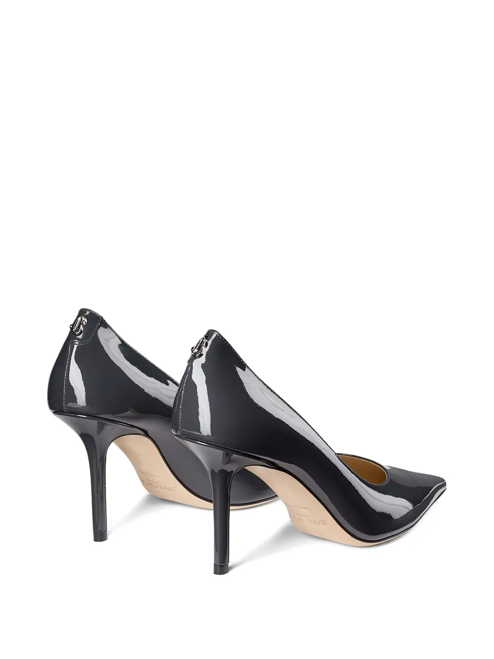 Jimmy Choo 85 mm Love pumps met puntige neus Grijs