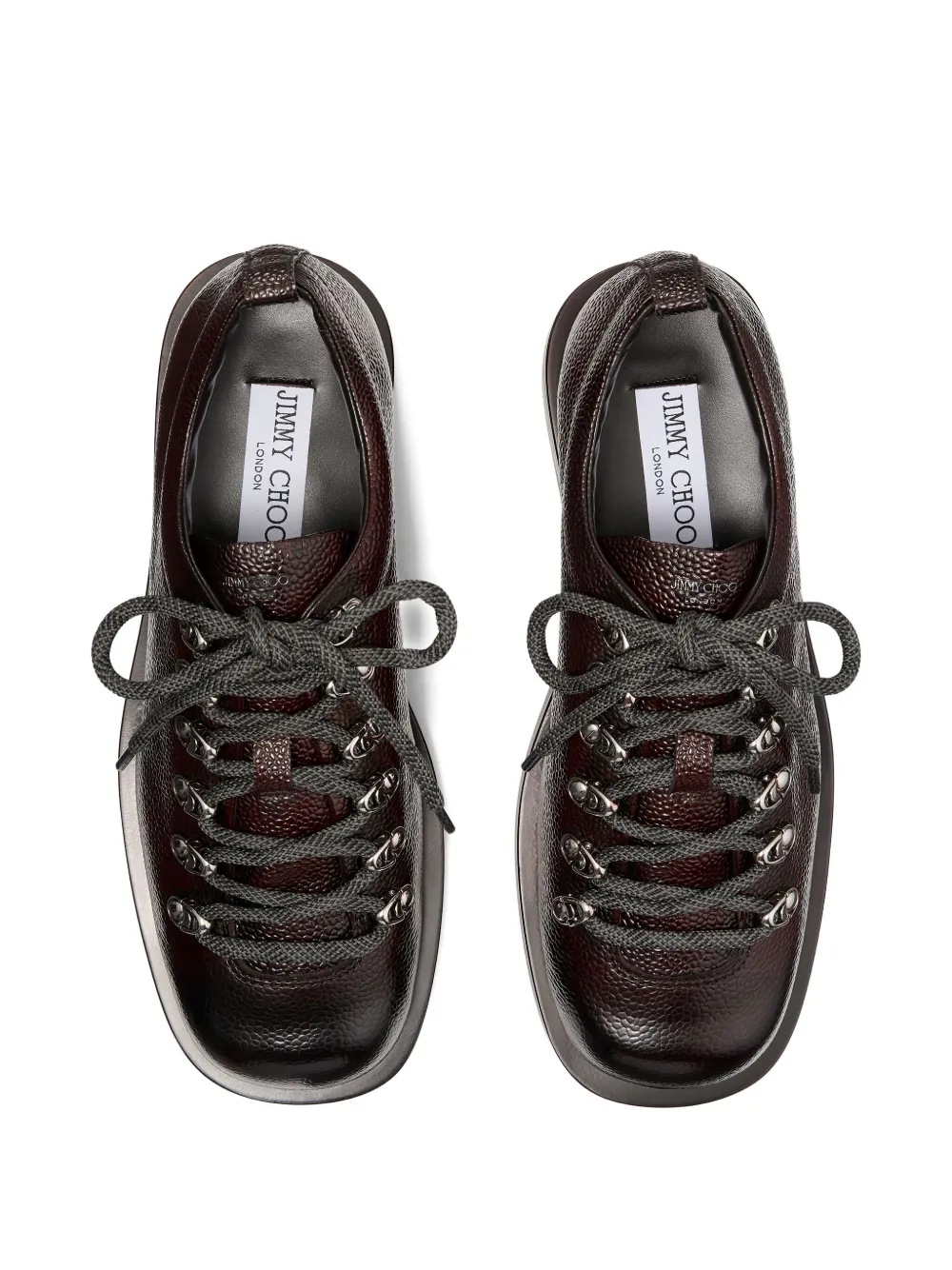 Jimmy Choo Reeves derby schoenen Bruin