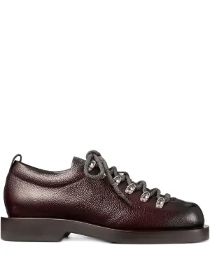 Jimmy Choo Rowan ブローグダービーシューズ | レッド | FARFETCH JP
