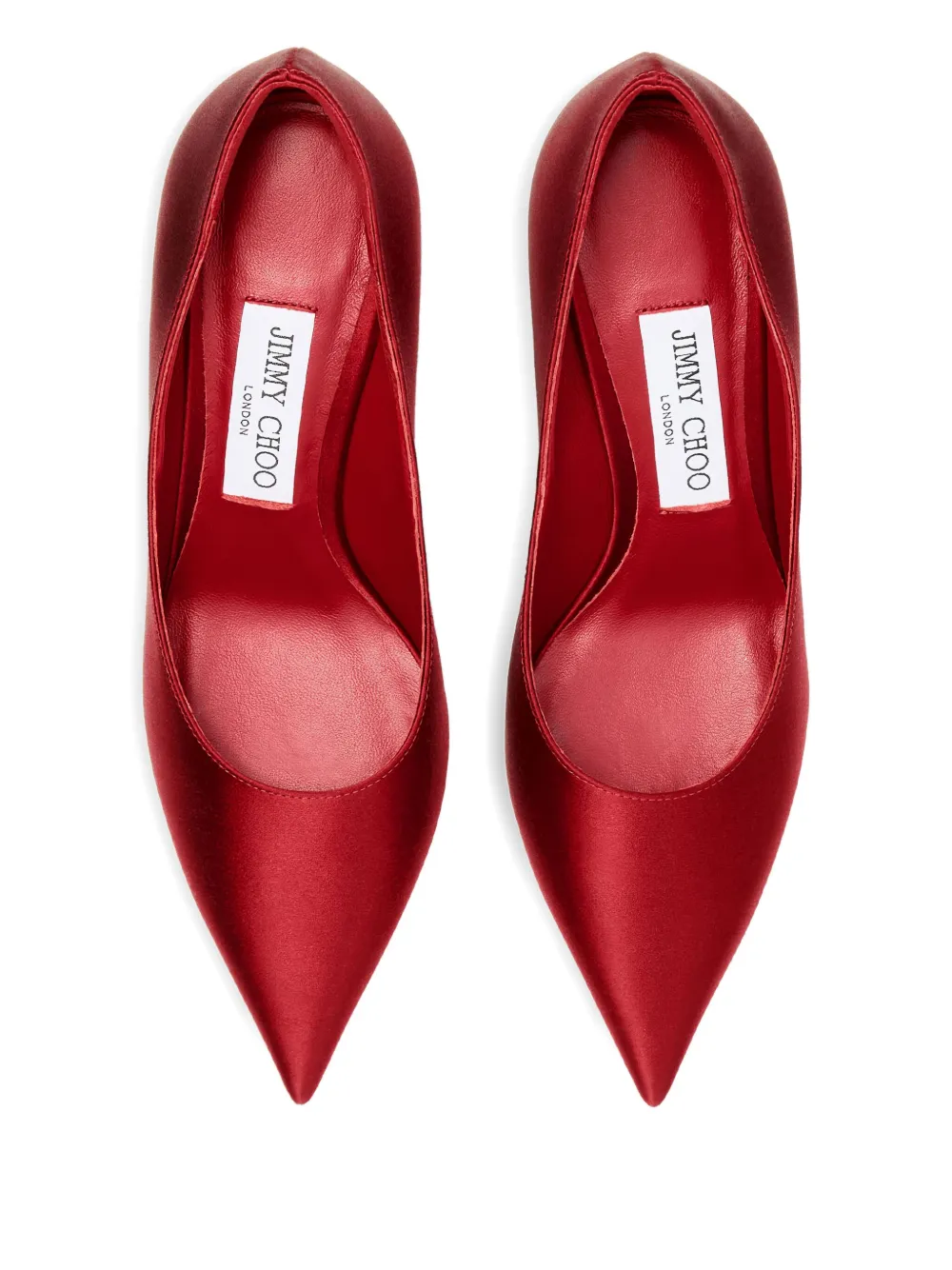 Jimmy Choo 85mm Love Pointed-toe Pumps In Red