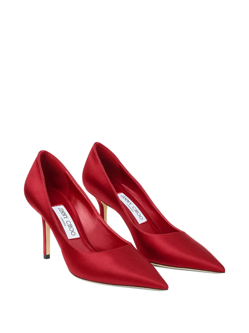 Jimmy Choo 85mm Love Pointed-toe Pumps In Red