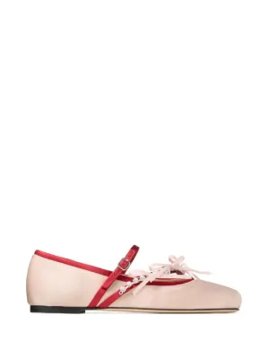 Jimmy Choo Loli Ballerina crystal-embellished Ballet Flats | Pink
