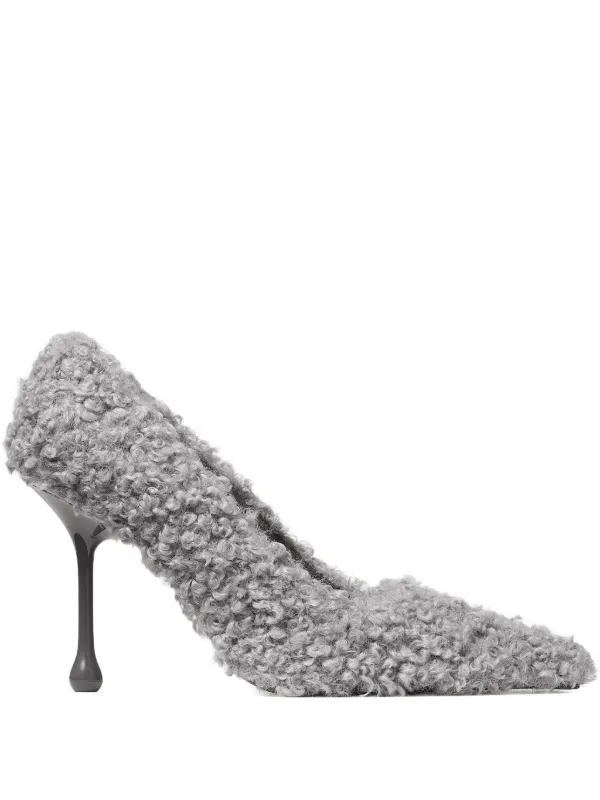 Jimmy Choo Ixia 95 Pumps | Grey | FARFETCH AO