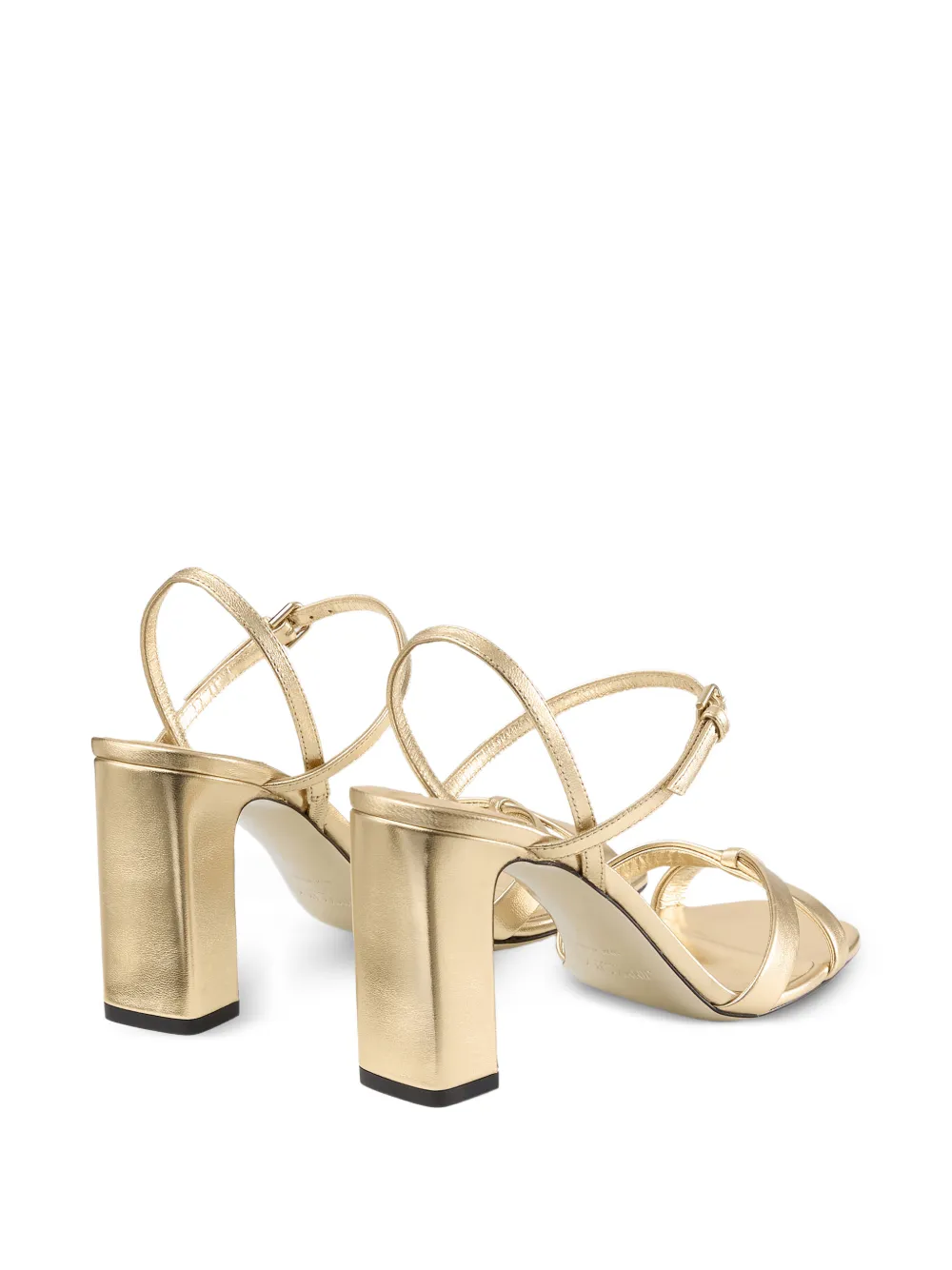 Jimmy Choo Elsy sandalen met gekruiste bandjes Goud