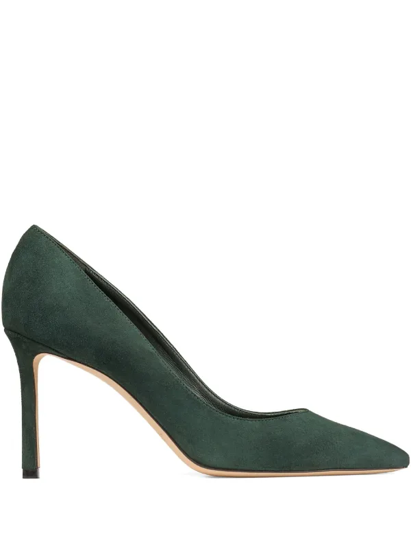 Jimmy Choo Romy 85 パンプス | グリーン | FARFETCH JP
