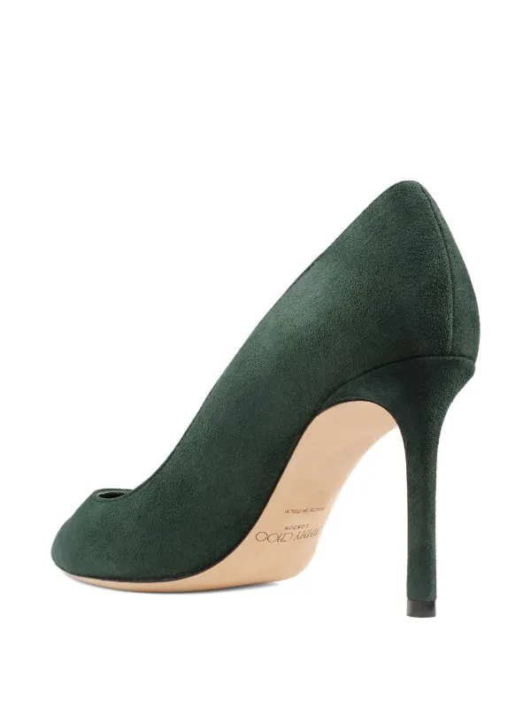 Jimmy Choo Romy 85 パンプス | グリーン | FARFETCH JP
