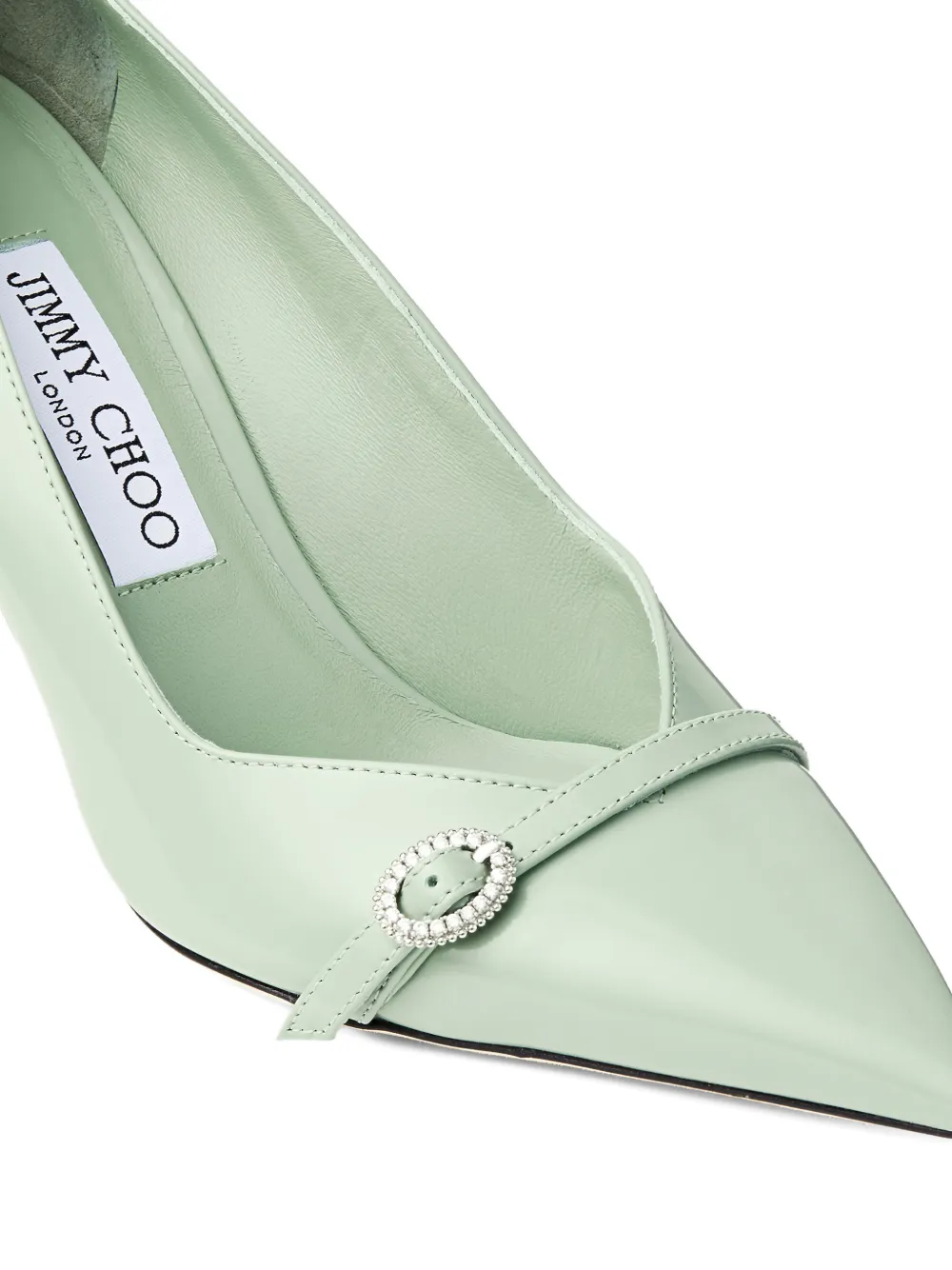 Jimmy Choo Pumps met puntige neus Groen