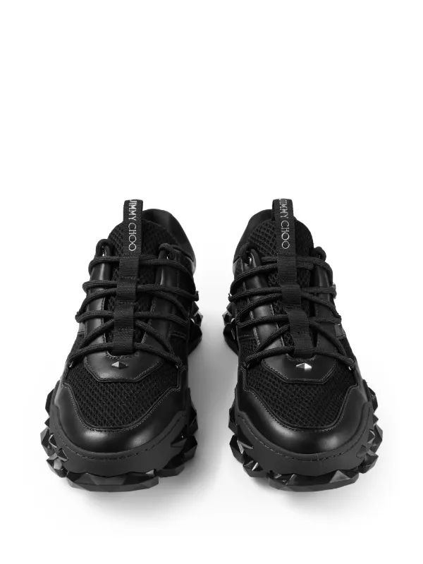 Jimmy Choo Diamond X II Medium Sneakers | Black | FARFETCH AO