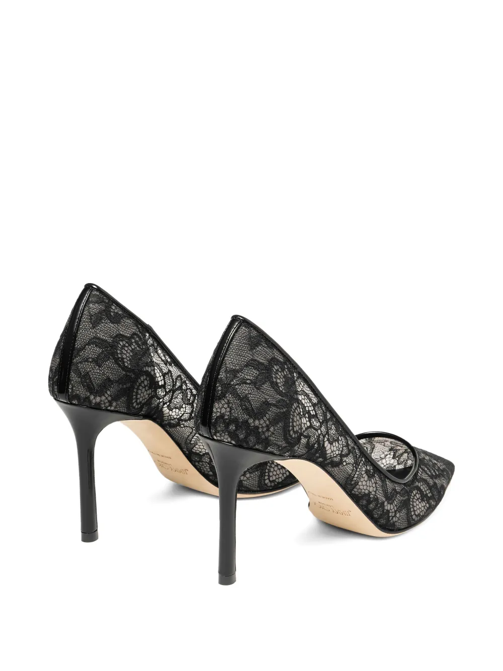 Jimmy Choo 85mm Romy Pointed-toe Pumps In Black