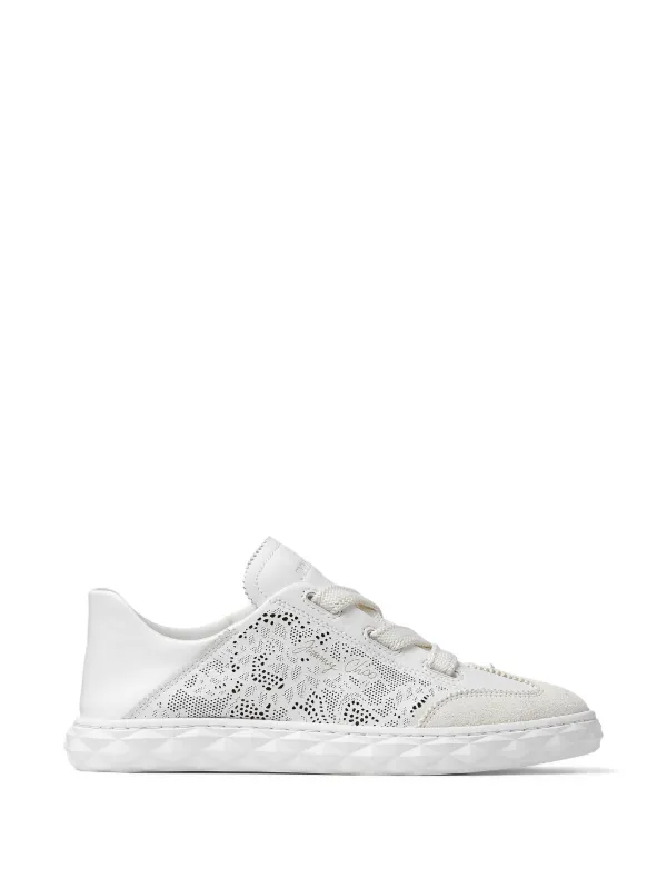 Jimmy Choo Diamond Light Flex F Trainers in White
