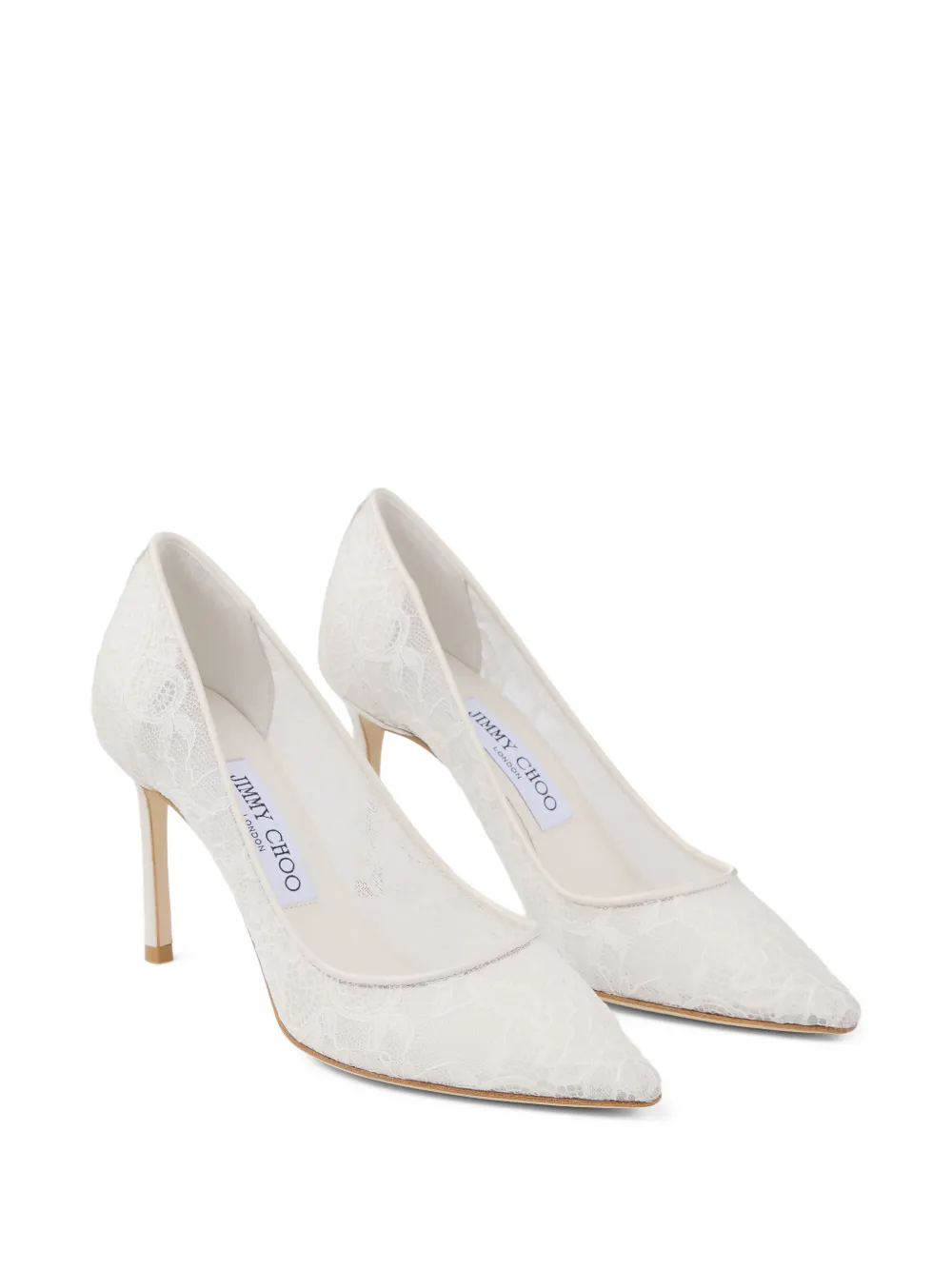 Jimmy Choo Romy pumps met puntige neus Wit