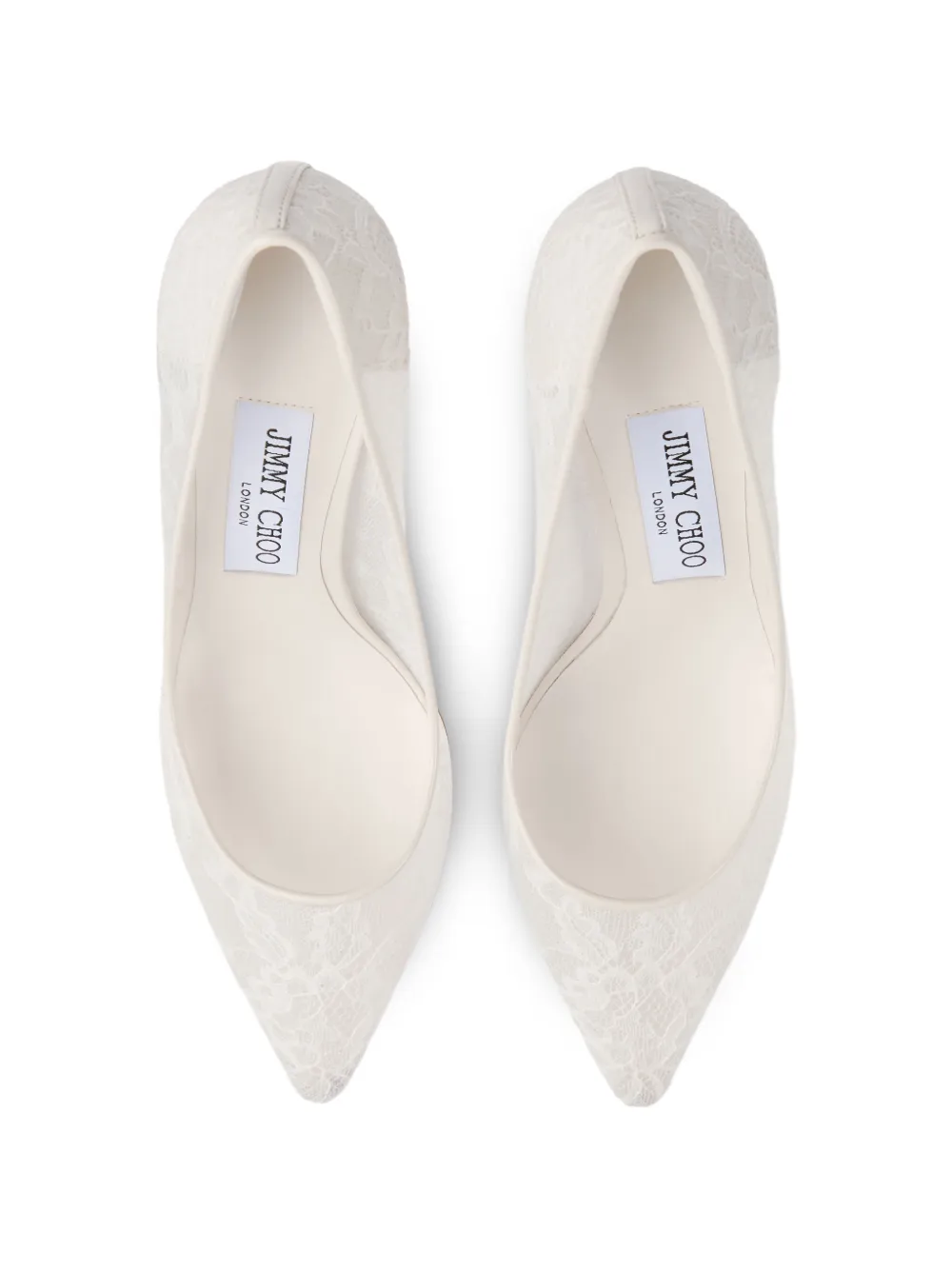 Jimmy Choo Romy pumps met puntige neus Wit