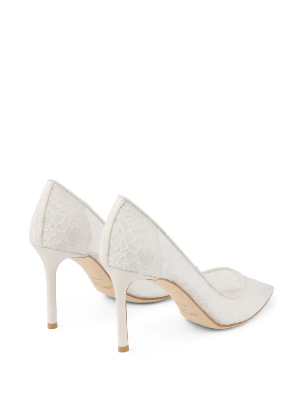 Jimmy Choo Romy 85 Pumps | White | FARFETCH
