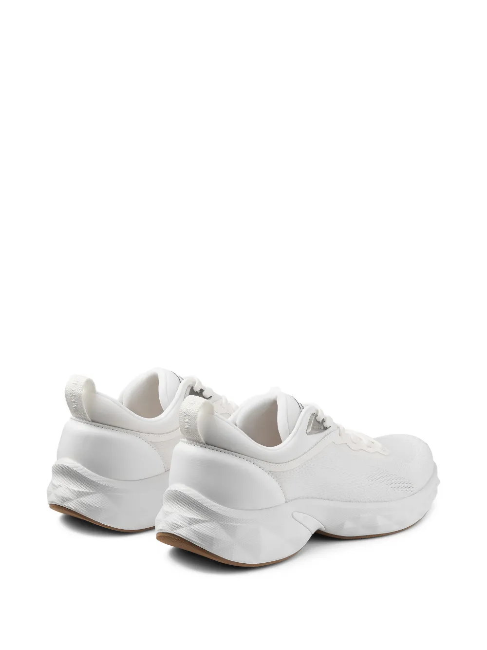  Jimmy Choo Diamond Run Sneakers - White 
