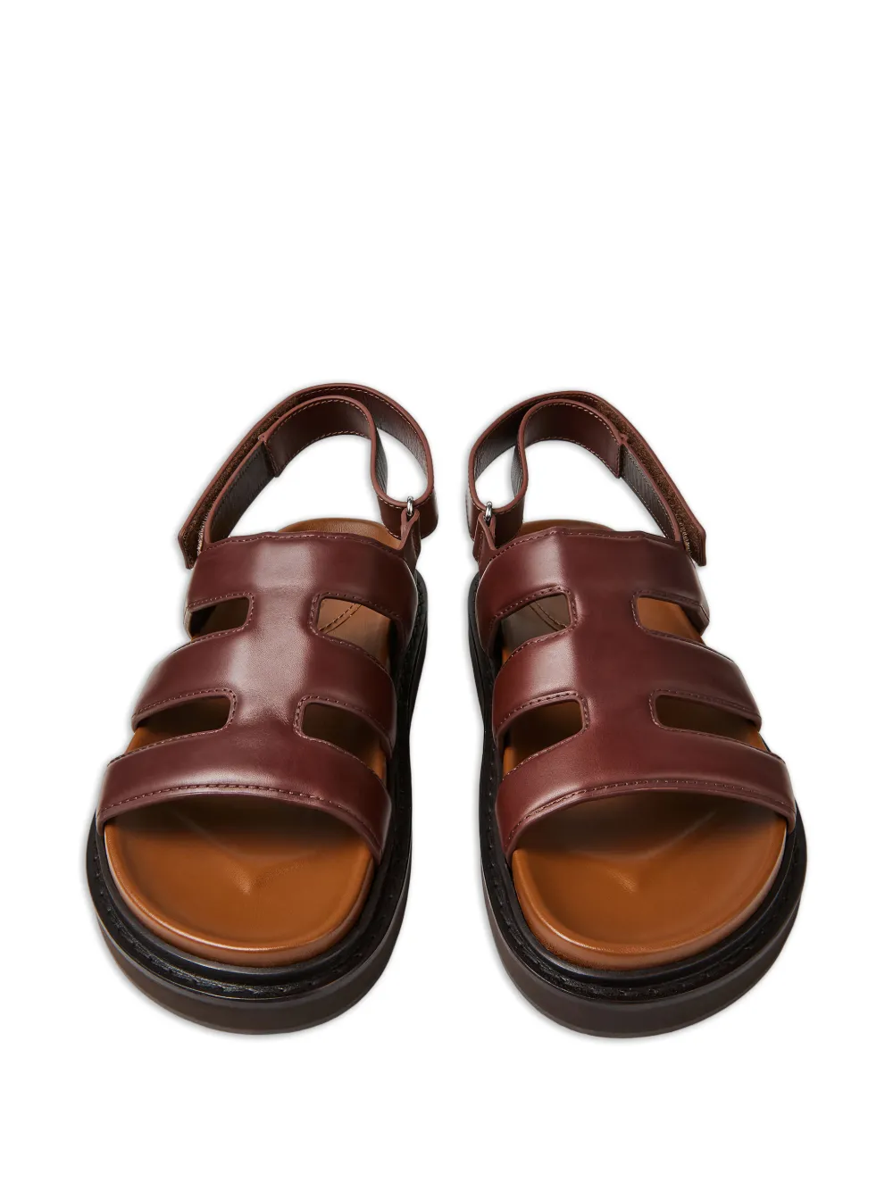 Jimmy Choo Cove leren sandalen Bruin