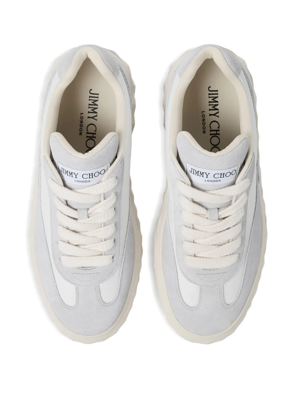 Jimmy Choo Diamond Maxi Retro sneakers Wit