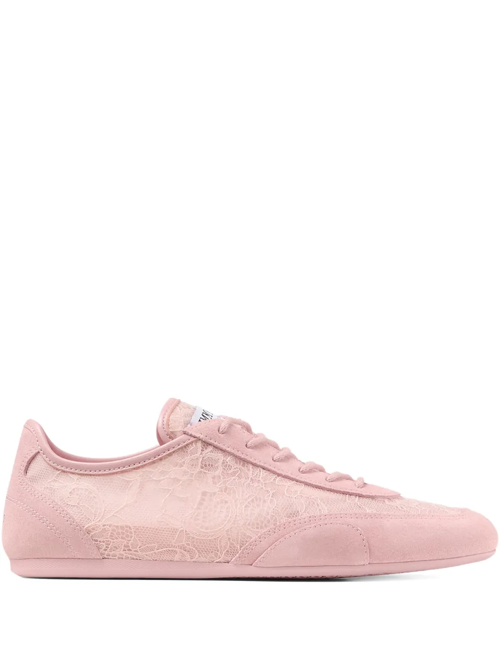 Jimmy Choo Lace Sunny Sneakers In Pink