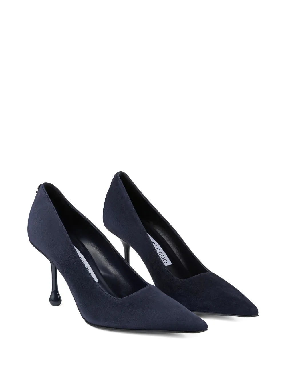 Jimmy Choo Ixia pointed leather pumps Blauw