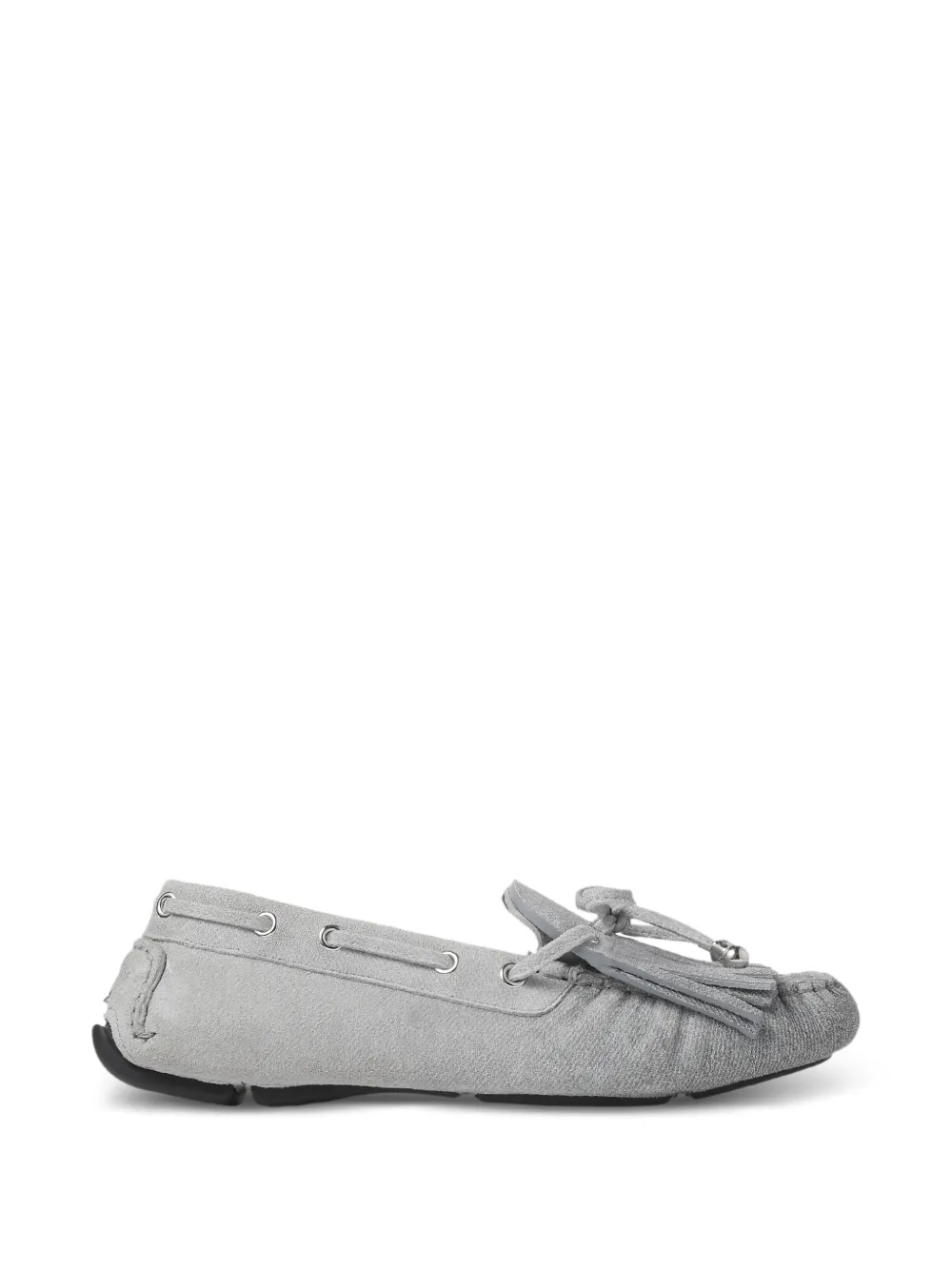 Jimmy Choo Manon loafers met kwastje Grijs