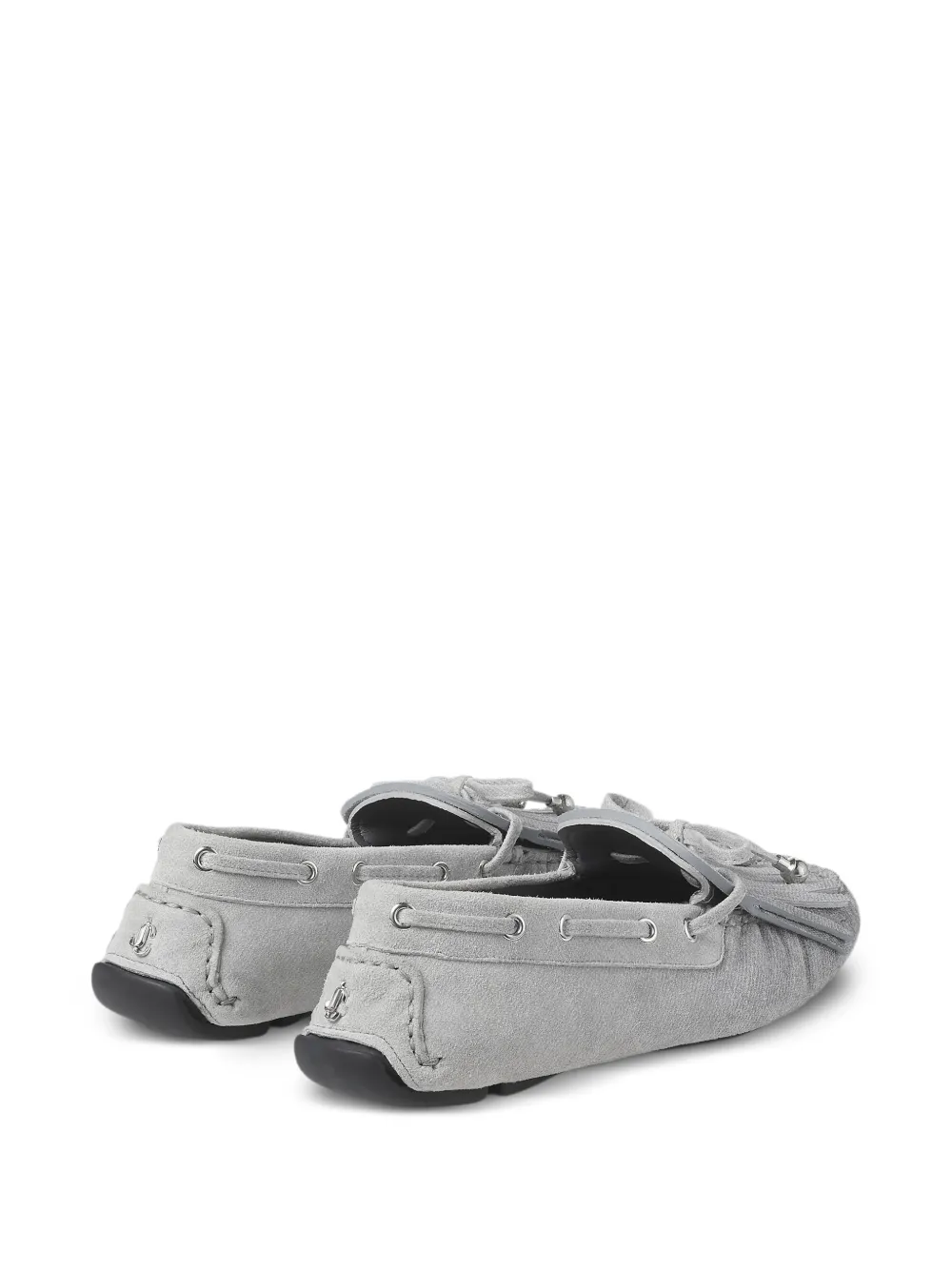 Jimmy Choo Manon loafers met kwastje Grijs