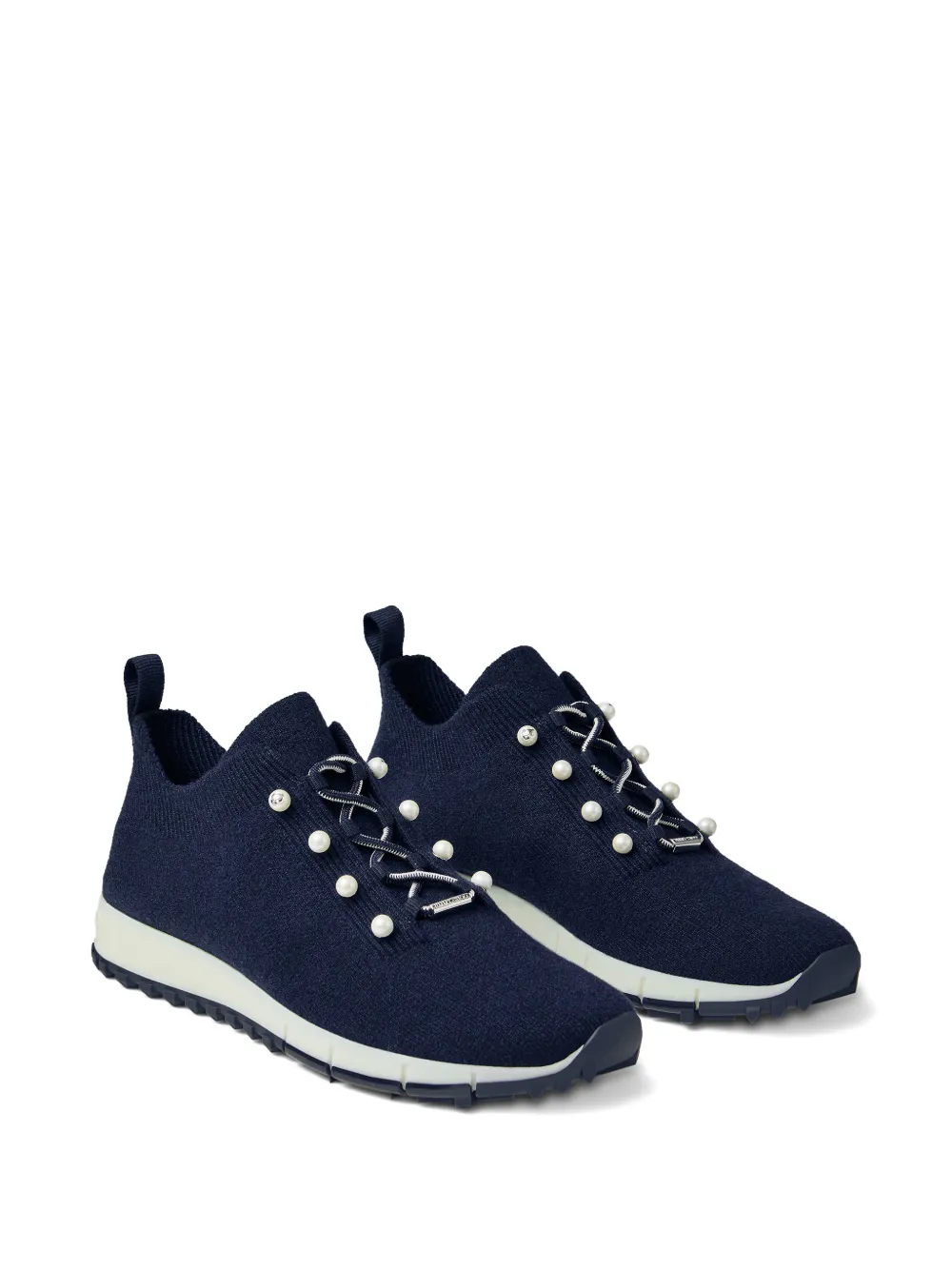 Jimmy Choo Veles sneakers verfraaid met parel Blauw