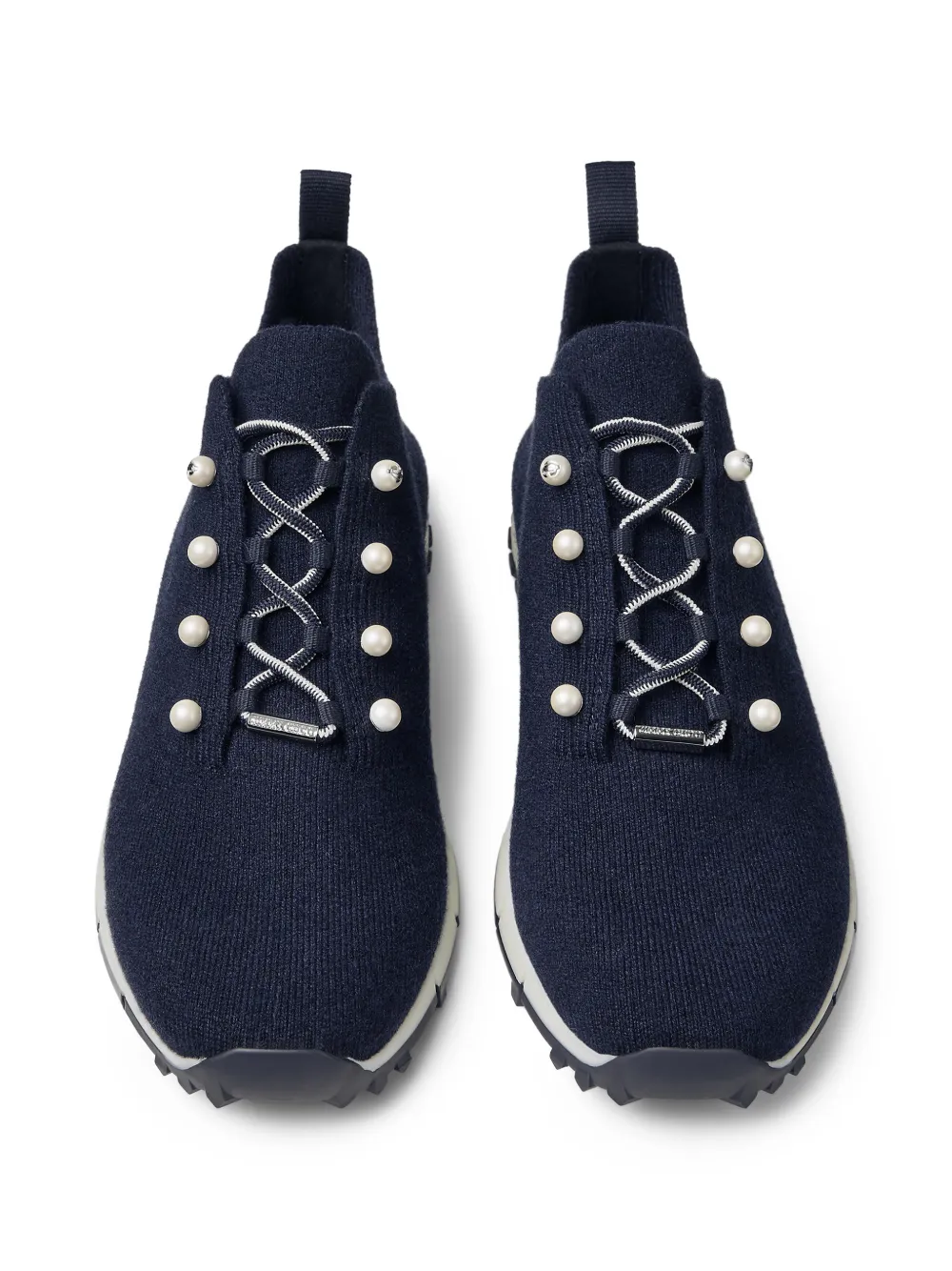 Veles pearl-embellished sneakers