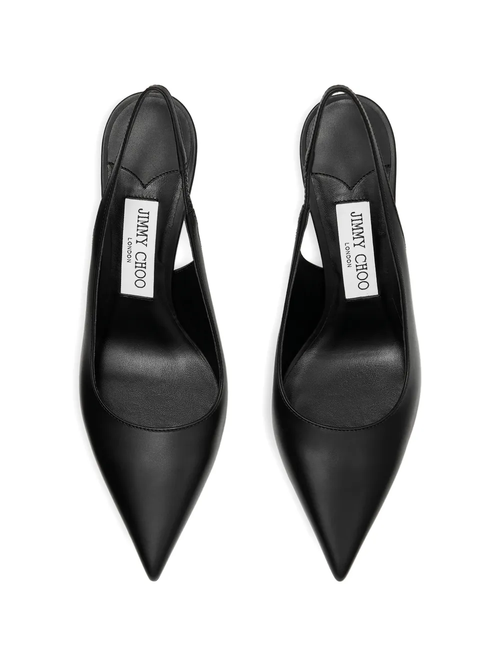 Jimmy Choo Love pointed slingback court pumps Zwart