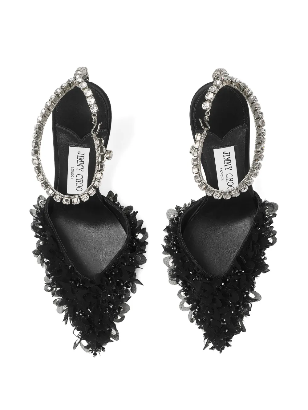 Jimmy Choo 100 mm Saeda pumps Zwart