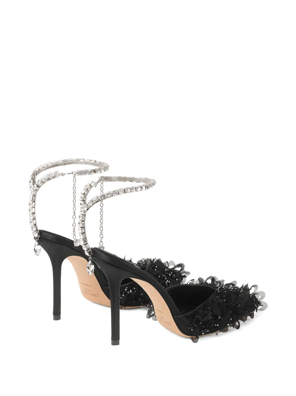 Jimmy Choo 100 mm Saeda pumps Zwart