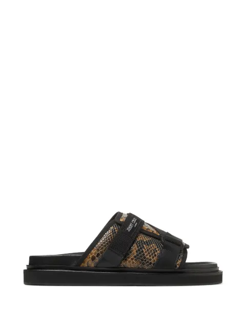 Jimmy Choo Arloh スネークパターン サンダル