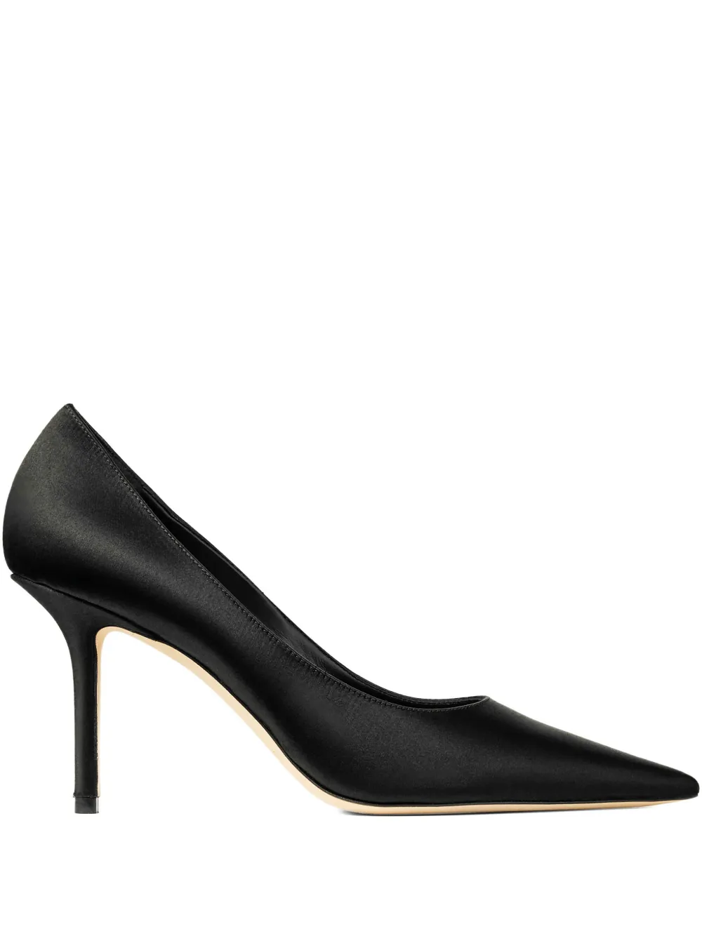 Jimmy Choo zapatillas Love con puntera en punta y tacón de 85mm | negro | Image 1