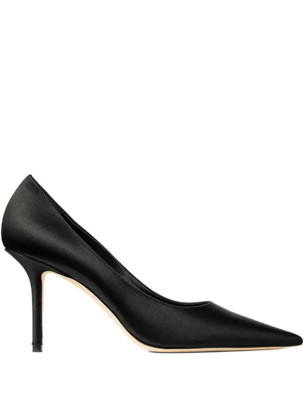 Jimmy Choo Love 85 Pointed-toe Pumps in Black