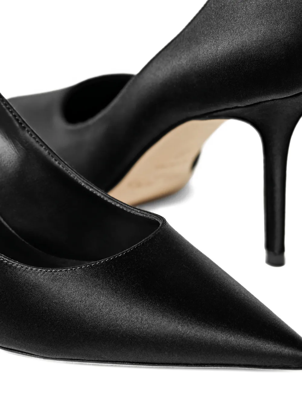 Jimmy Choo 85mm Love Pointed-toe Pumps In Black
