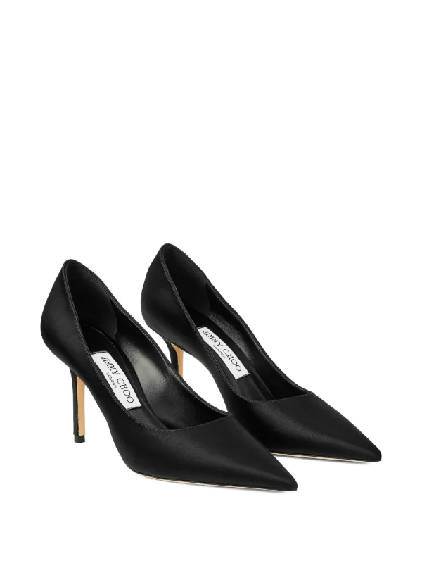 Jimmy Choo ラブ 85mm ポインテッドトゥ パンプス | ブラック Jimmy Choo ラブ 85mm ポインテッドトゥ パンプス | ブラック