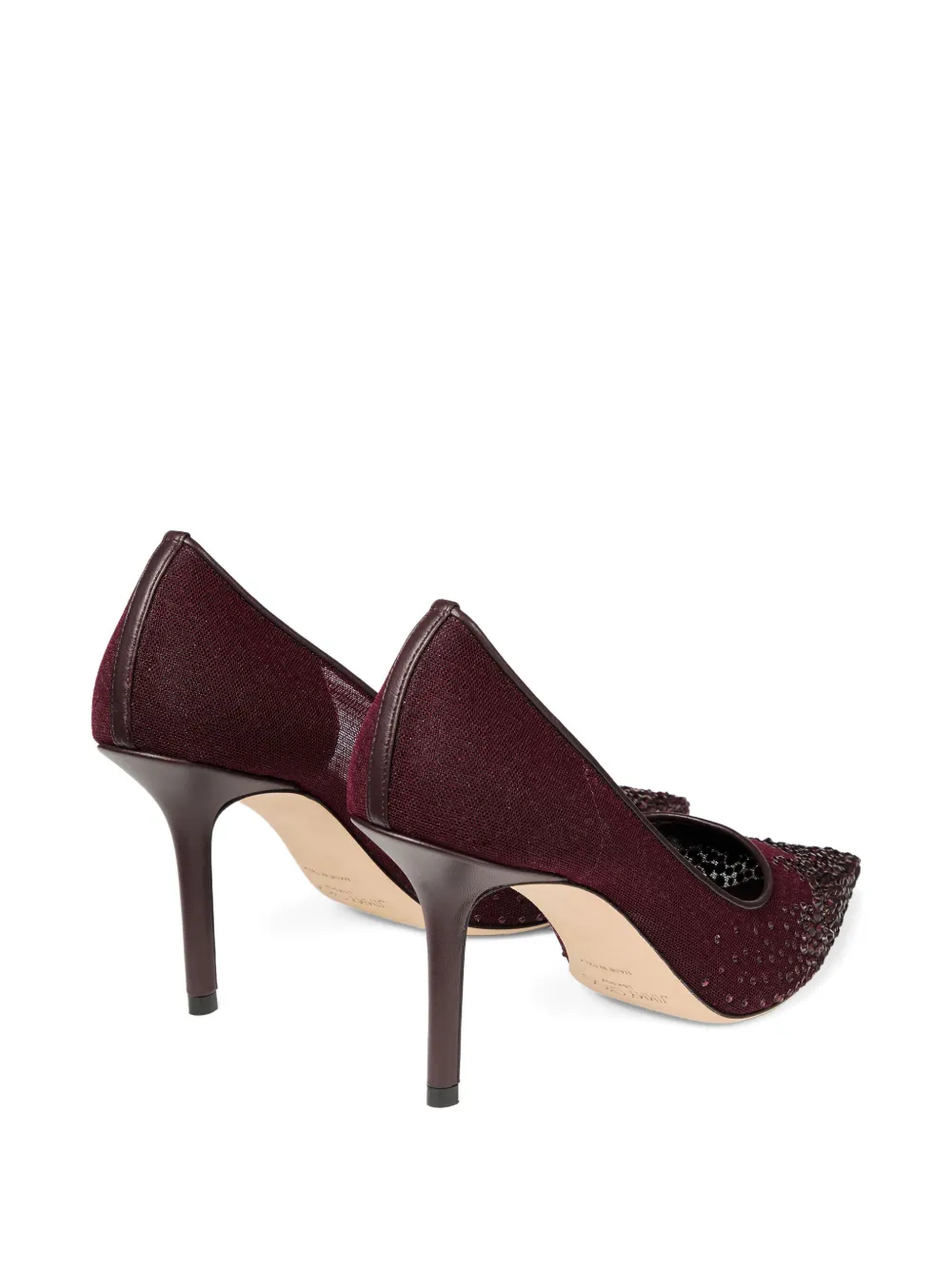 Jimmy Choo 85 mm Love pumps met puntige neus Rood