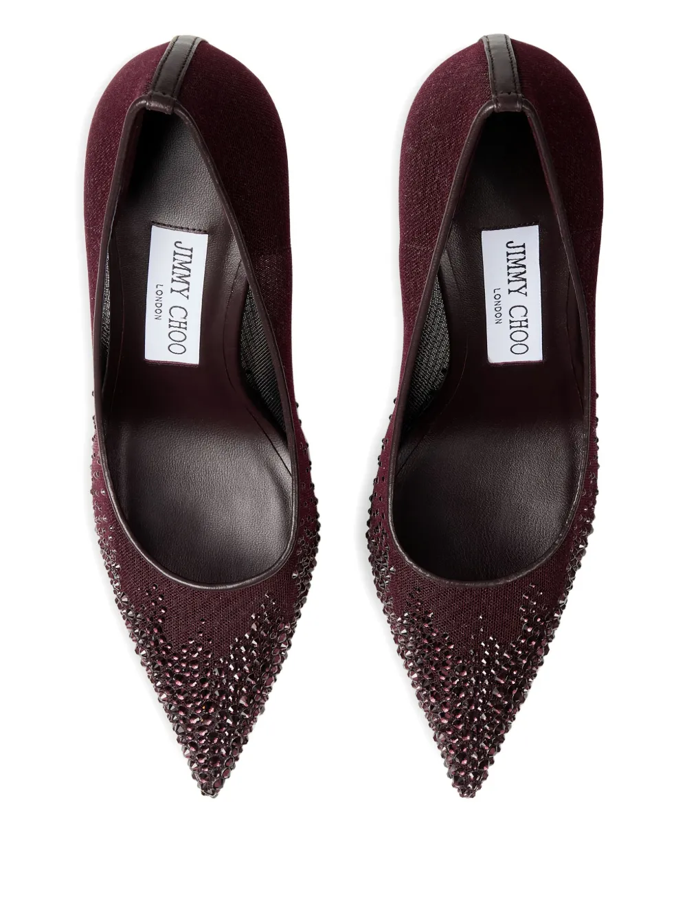 Jimmy Choo 85 mm Love pumps met puntige neus Rood