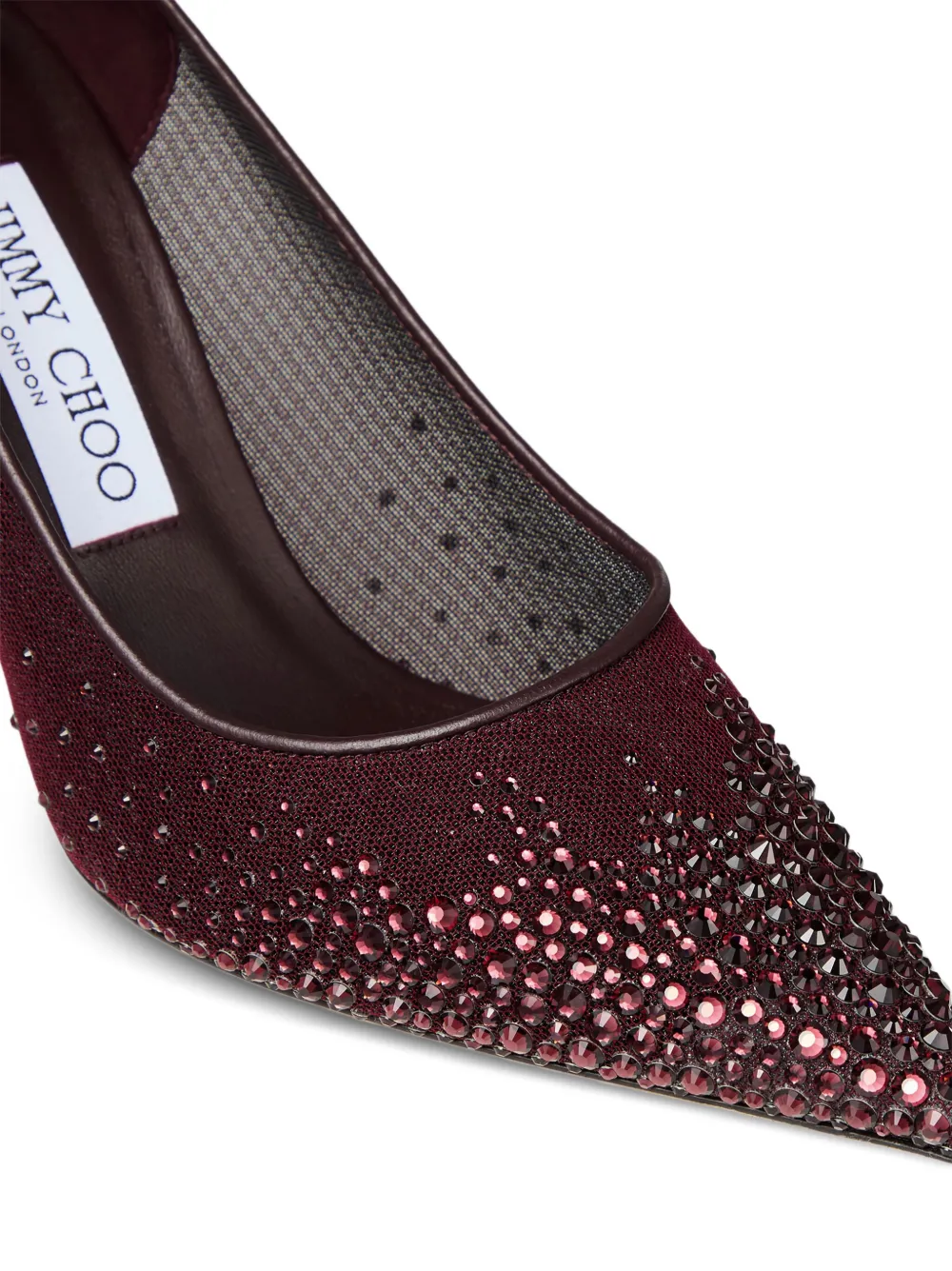 Jimmy Choo 85 mm Love pumps met puntige neus Rood