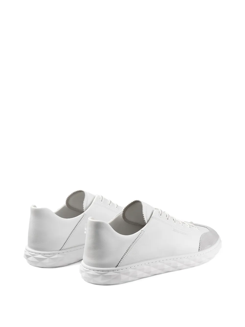 Jimmy Choo Diamond Flex leren sneakers Wit