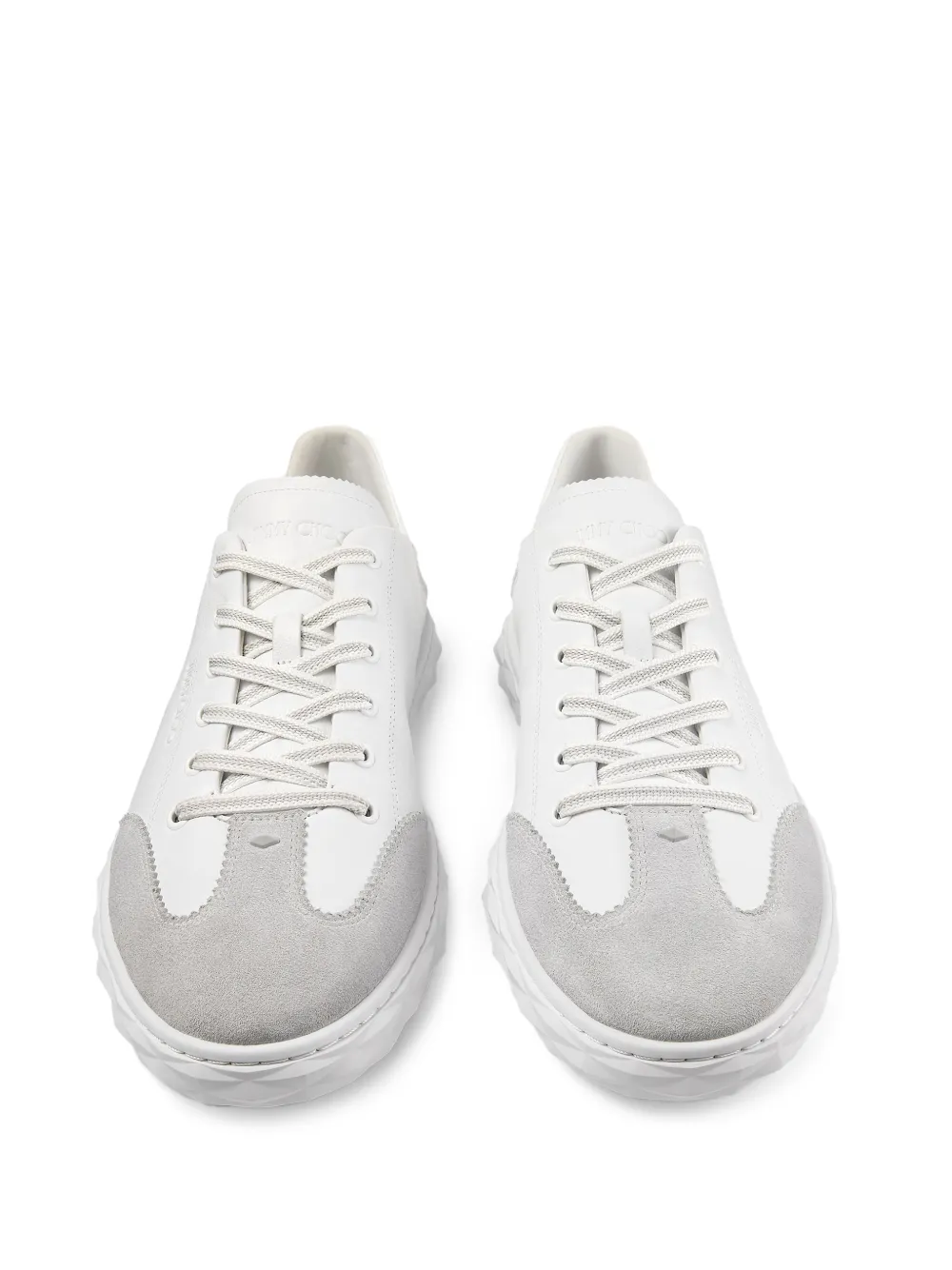 Jimmy Choo Diamond Flex leren sneakers Wit