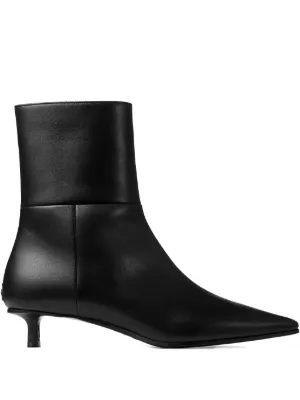Gianvito Rossi Kinney pointed-toe Ankle Boots | Black | FARFETCH ZA