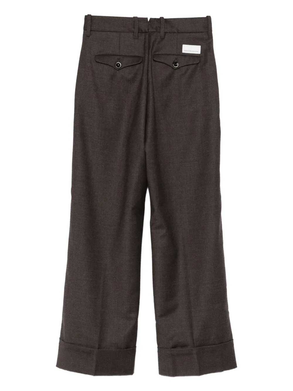 Nine In The Morning MIna cuffed-hem trousers - Bruin