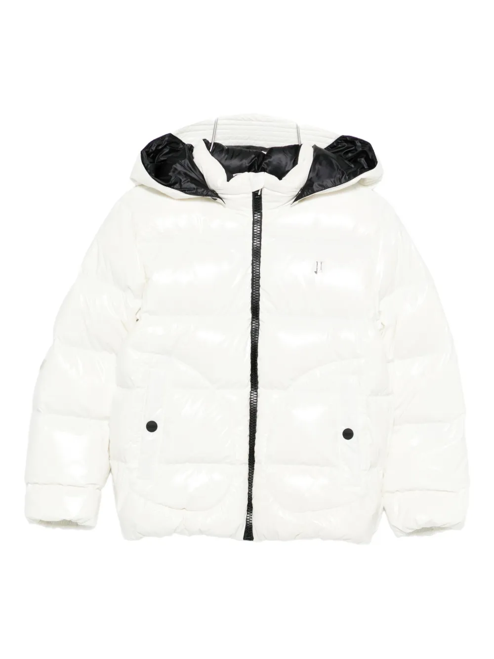 Herno Hooded Puffer Jacket In White