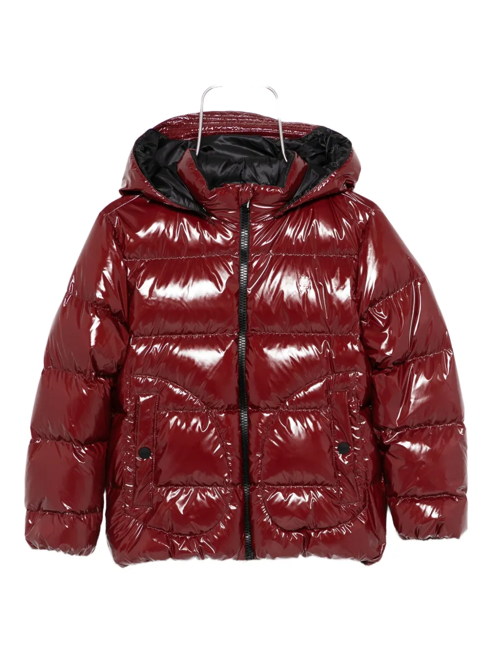Herno Hooded Padded Jacket In Red