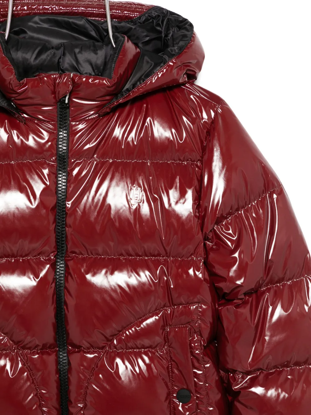 Herno Hooded Padded Jacket In Red