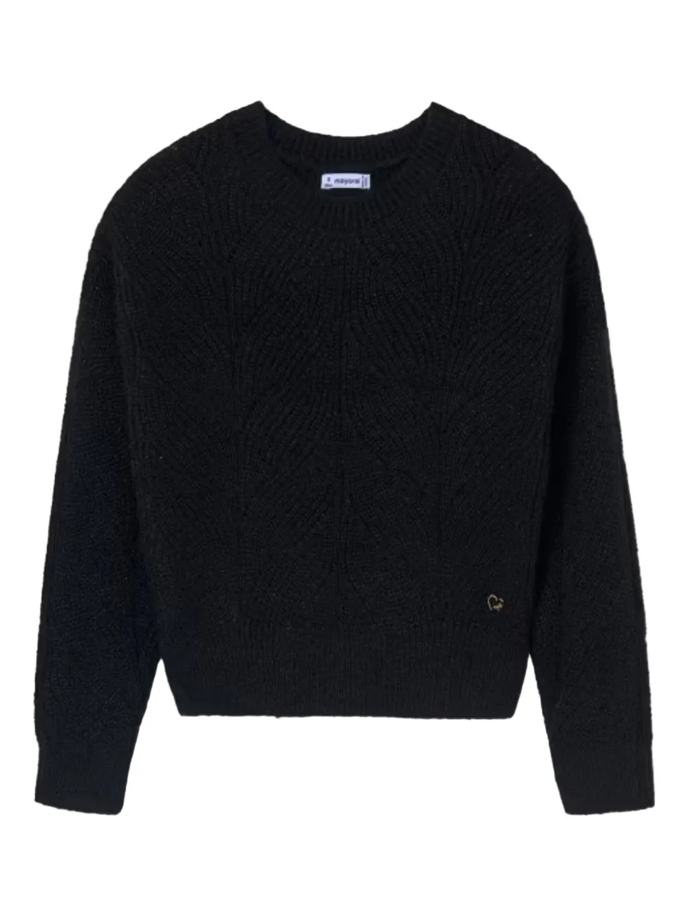 Mayoral long-sleeve sweater - Nero